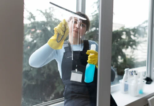 Nettoyage de vitres intérieures et extérieures à Thairé